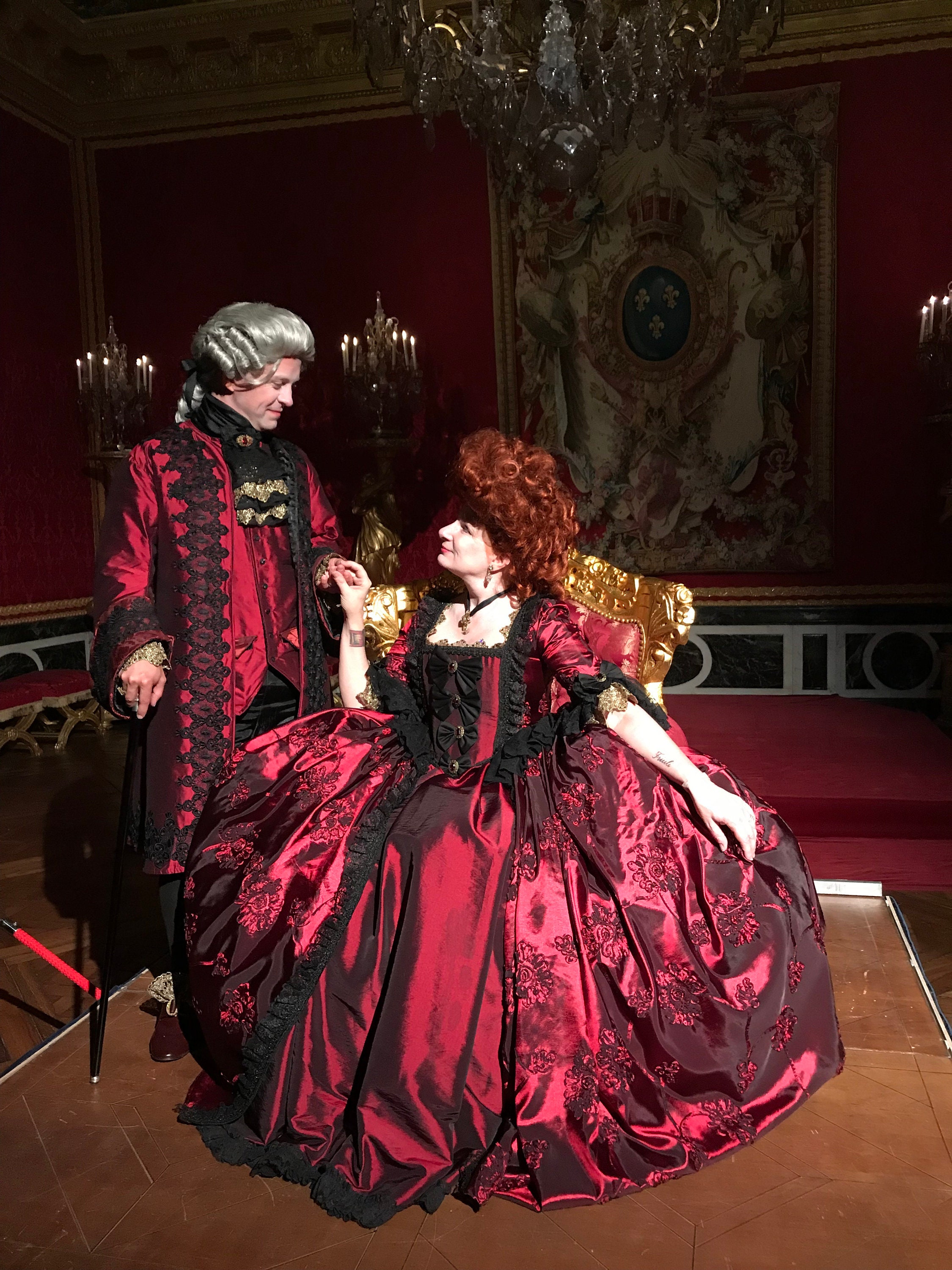 Louis XIV Jacket and Vest Justacorps and Waistcoat Costume Cosplay Halloween Wedding Groom Best Man Historical