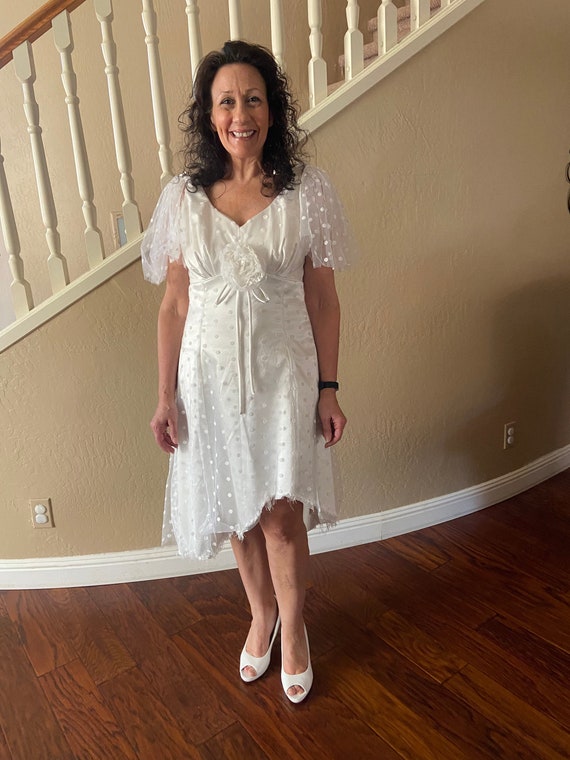 White Dot Dress Costume - Etsy