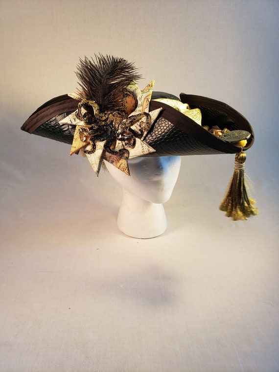 Custom Tricorn Hat and Scarf - Etsy