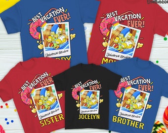 The Simpsons Shirt The Simpsons Birthday shirt The Simpsons Family Shirts