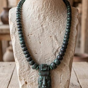 Aztec jade mask - Etsy 日本
