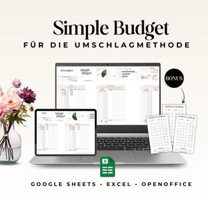 Plantilla de presupuesto para Google Sheets y Excel | Método del sobre de relleno de efectivo | Planificador de presupuesto familiar, planificador de presupuesto digital, presupuesto familiar