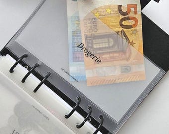 Gepersonaliseerde A6-geld enveloppen zonder rits – Voor de envelopmethode, budgetmap voor contant geld, A6-portemonnee, A6-map met rits