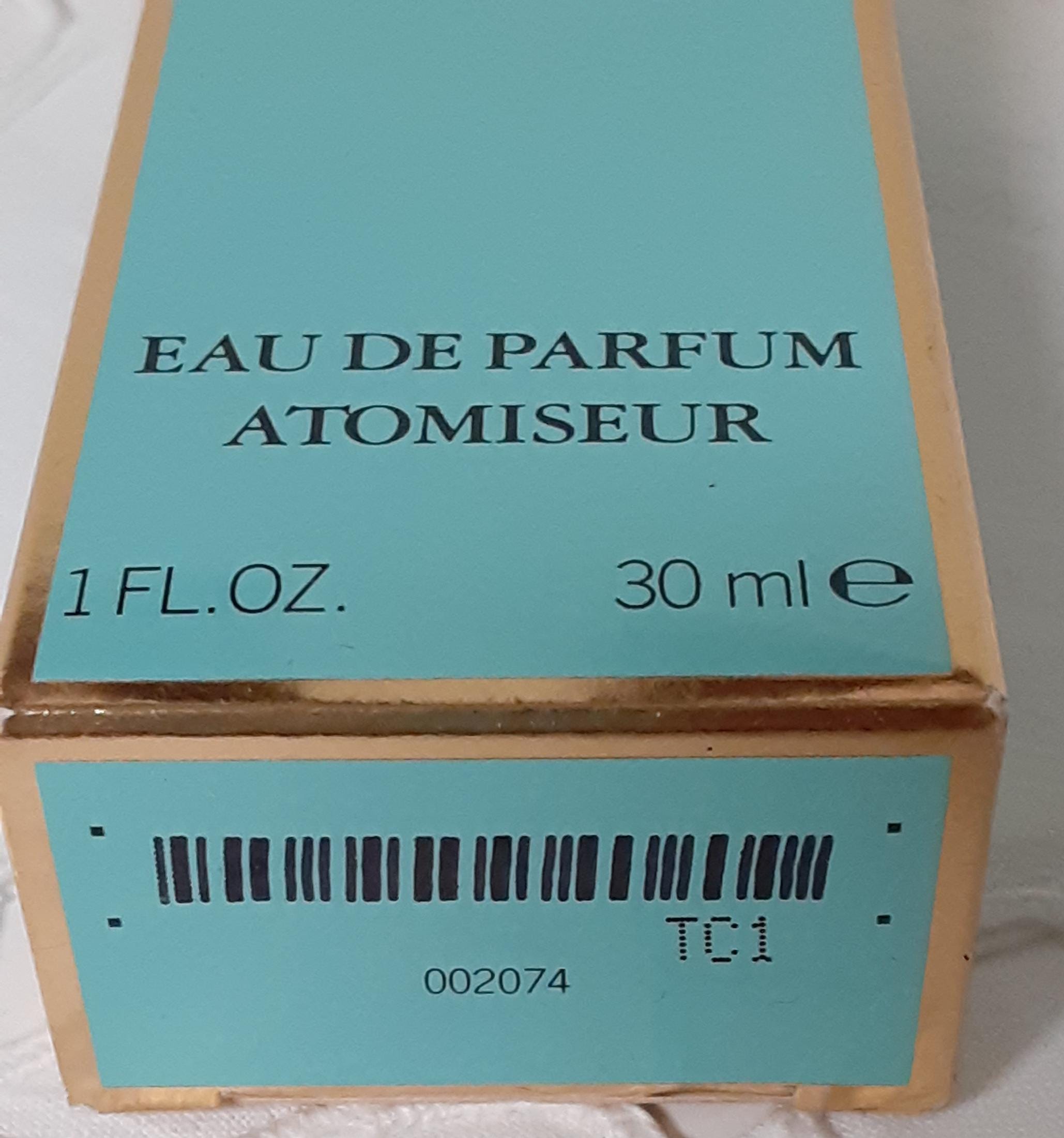 SALE New Tiffany Eau De Parfum Atomiseur 1 Fl Oz NIB With Original