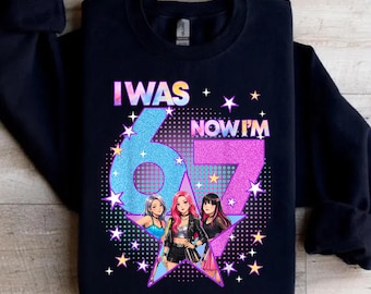 7 Years Old Birthday K Pop Kids I was Now I’m 7 Girls K pop Shirt