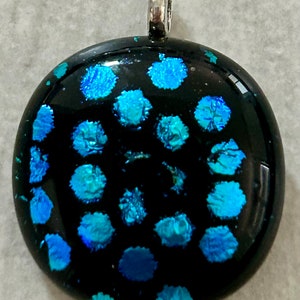 Dichroic Fused Glass Pendant