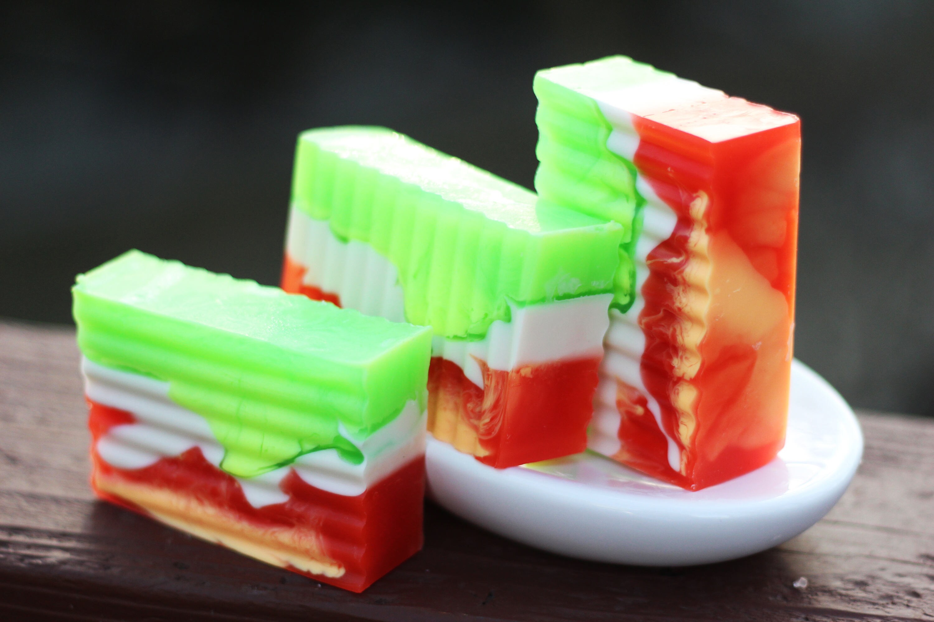 Mom's Fruit Jello Handmade Shea Butter and Glycerin Soap Etsy