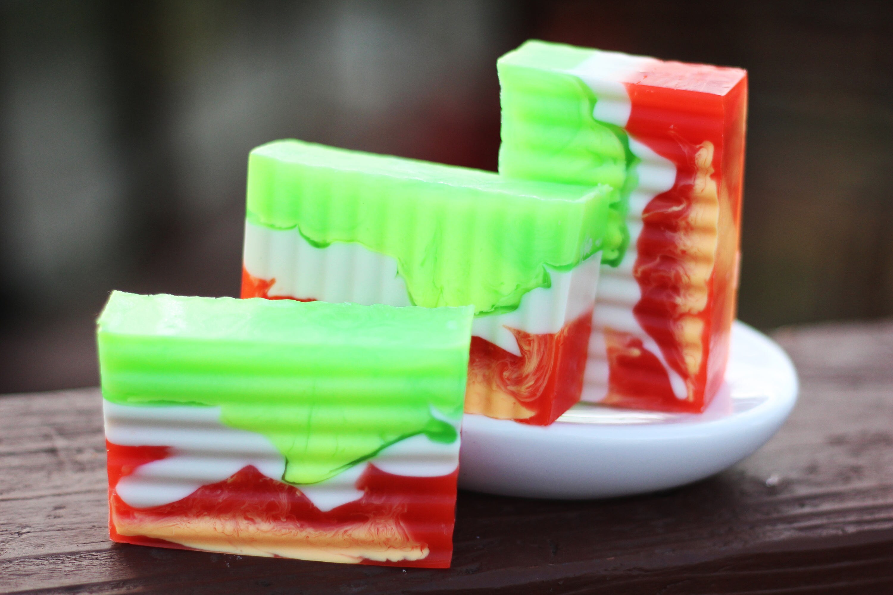 Mom's Fruit Jello Handmade Shea Butter and Glycerin Soap Etsy