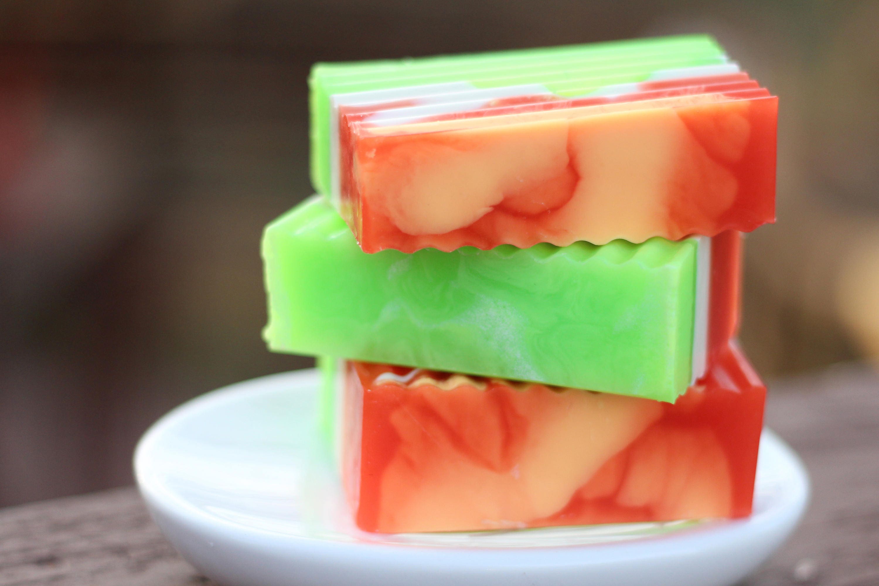 Mom's Fruit Jello Handmade Shea Butter and Glycerin Soap Etsy