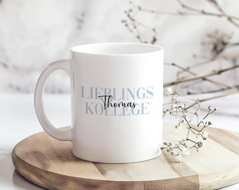 Favorite colleague mug personalized – gift colleague farewell birthday office – mug with name – gift idea work team