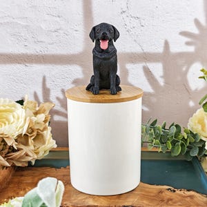 Personalized Dog Memorial Urn,Handmade Custom Pet Urn With Pet Figure,Dog Urn for Ashes,Pet Memorial Gift,Pet Lover Gift,Pet Loss Gift