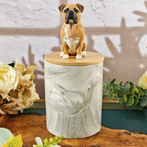 Custom Pet Dog Urn for Ashes,Handmade Pet Memorial Urn,Pet Clay Sculpture Urn,Unique Funeral Keepsake,Pet Loss Gift,Dog Memorial