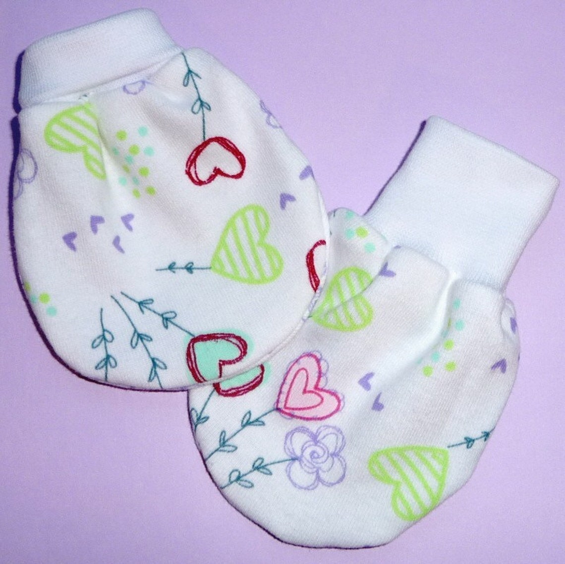 Wind Song No Scratch BABY MITTENS Pattern Preemie Newborn Etsy