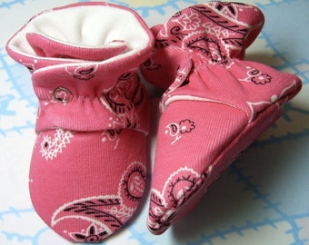 Thistledown, Baby Bootie PDF Sewing Pattern, Includes 5 sizes Preemie up to 12 mths, Instant Download