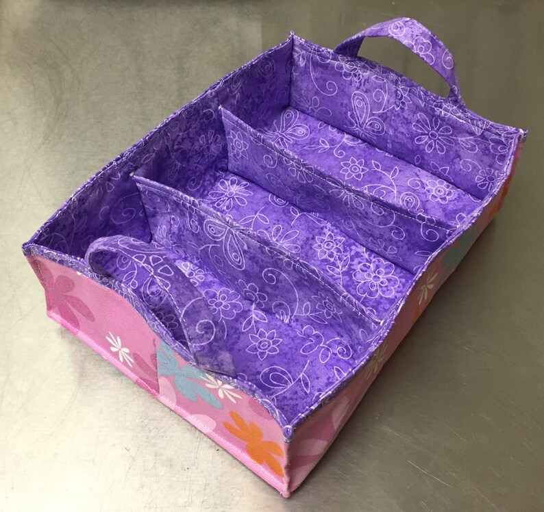 Divided Tea Basket Sewing Pattern Tutorial PDF Download