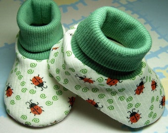 Sweetgrass Meadow, Baby Bootie PDF Pattern, Includes 5 sizes Preemie up to 12 mths, Instant Download