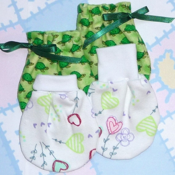 premature baby scratch mittens