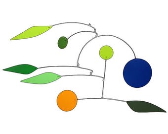 The Pinwheel Mobile | Midcentury Modern Hanging Mobile