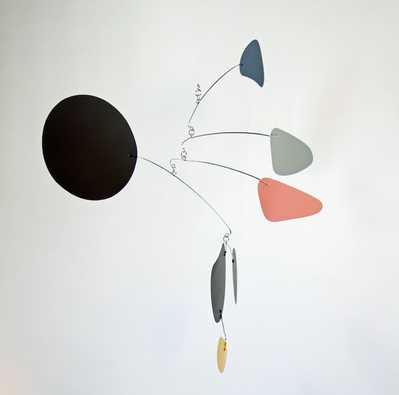 Blue Moon Rising Mobile Midcentury Modern Hanging Mobile image 4