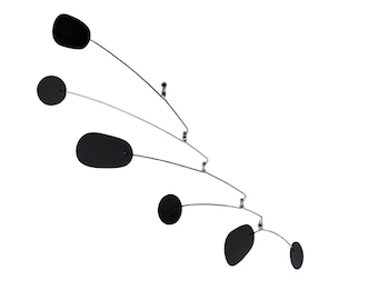 Bl(ink) Black Mobile | Midcentury Modern | Metal Mobile