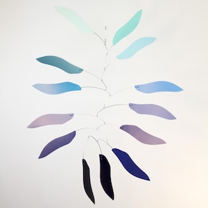 Blue Fireleaf Mobile | Organic Modern Mobile