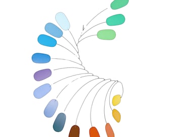 Pride:FULL | Extra Large Midcentury Modern Hanging Mobile