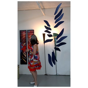 Indigoblues | Extra Large Midcentury Modern Hanging Mobile