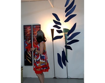 Indigoblues | Extra Large Midcentury Modern Hanging Mobile