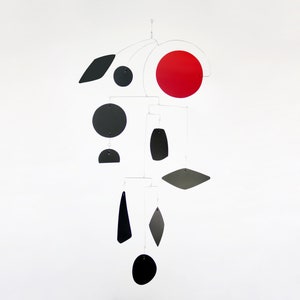 The Red Moon | Handmade Hanging Mobile