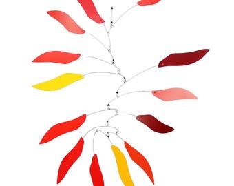 Red Fireleaf Mobile | Organic Modern Mobile