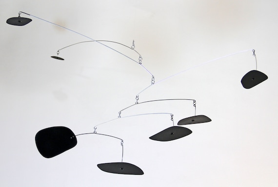 Level Change Ii Metal Mobile Hanging Art Mobile Etsy