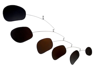 Bubbletea in Tar Black Mobile | Hanging Art Mobile