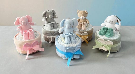 NEW. 1 Tier Nappy Cake