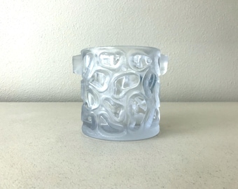 Vintage Peill & Putzler Midcentury Ice Bucket - Small Thick Dimensional Glass