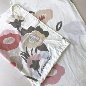 Vintage MARIMEKKO Sheet & Pillowcase - Marimekko Twin Flat Sheet with Pillowcase