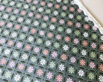 Vintage Waverly Fabric: Madison Floral Cotton, 4.5 Yards