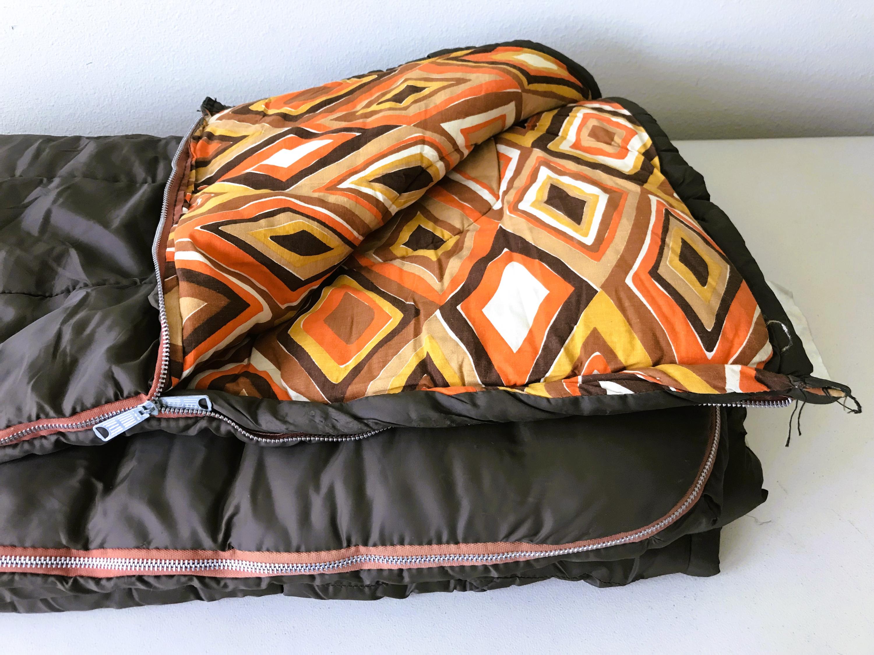 Vintage Coleman Sleeping Bag: Retro Mod Flannel Lining - Etsy