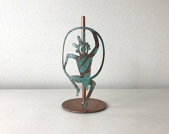 Vintage Southwest Copper Paper Towel Holder