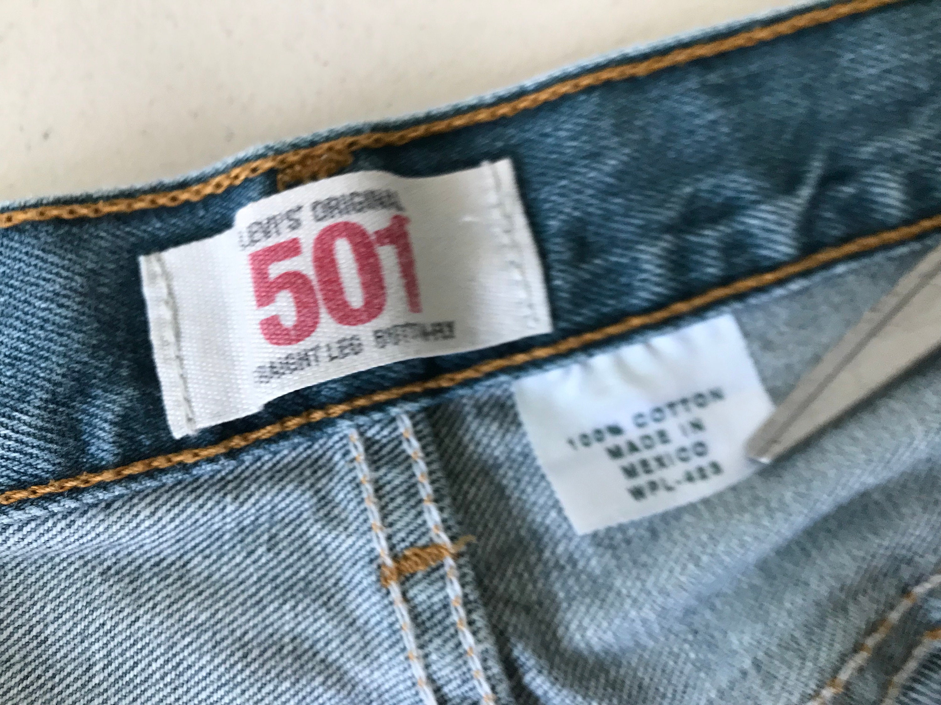 LEVI　STRAUSS＆CO 501ｗ29 L34 Vintage 80s Levi's 501 Jeans: High Waist Straight Leg, 29