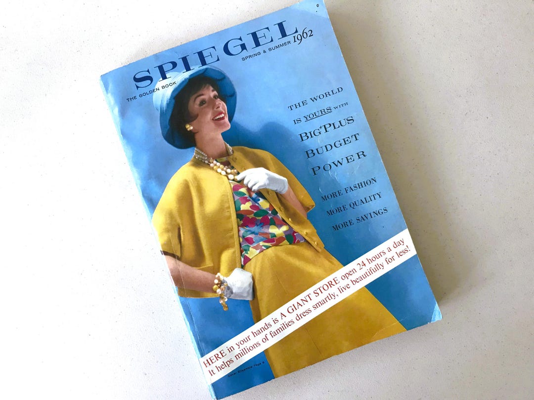Vintage SPIEGEL Catalog: Spring/summer 1962, MCM Fashion & Furniture - Etsy