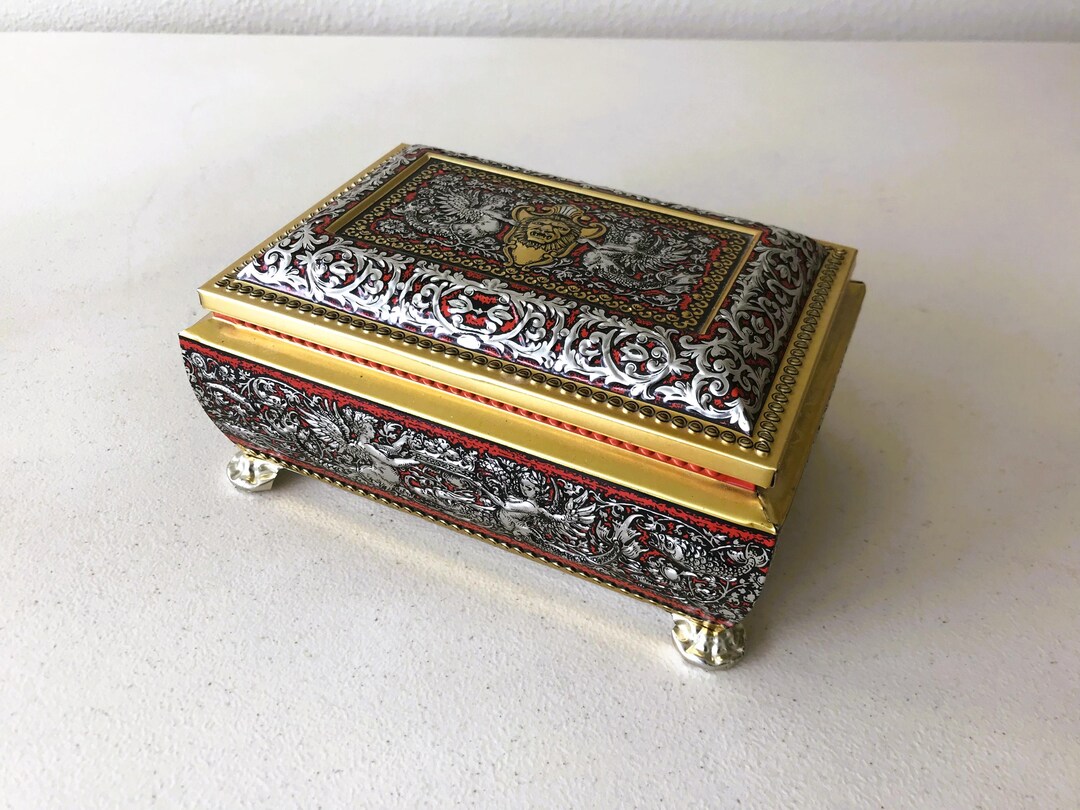 Vintage Harry Vincent Tin Box - Blue Bird Confectionery England Lidded ...