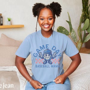 Baseball Game Day Shirt, T-Mom Shirt, Baseball Shirt For Women, Sports Mom Shirt, Mothers Day Gift, Family Baseball Shirt, Comfort Colors®