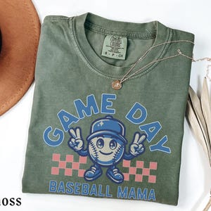 Baseball Game Day Shirt, T-Mom Shirt, Baseball Shirt For Women, Sports Mom Shirt, Mothers Day Gift, Family Baseball Shirt, Comfort Colors®