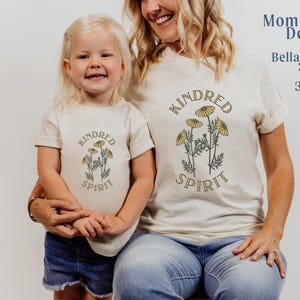 Kindred Spiritグループ ママと私シャツ 赤毛のアンのTシャツ 友達グループ用 親友と娘へのプレゼント 幼児へのプレゼント