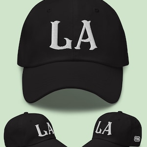 Los Angeles Cotton Twill Cap Embroidered Unisex LA Dad Hat