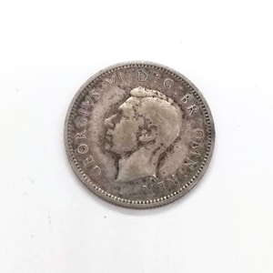 1938 Sixpence – King George VI, Minted from 50% Silver