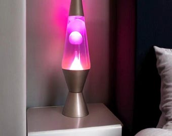 Lava Lamp Mood Enhancing Ambiance Rose Gold