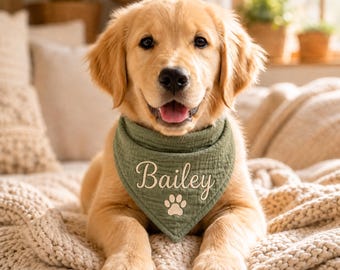 Custom Embroidered Dog Bandana,Big Brother Dog Bandana,Dog Lover Gift,Dog Mom Gift
