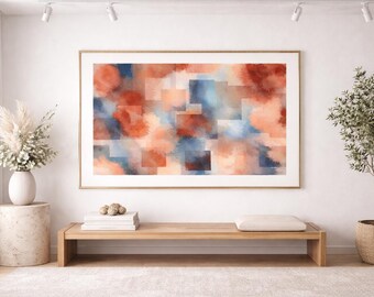 Watercolor Abstract Art Print: Modern Wall Art (Digital Printable)