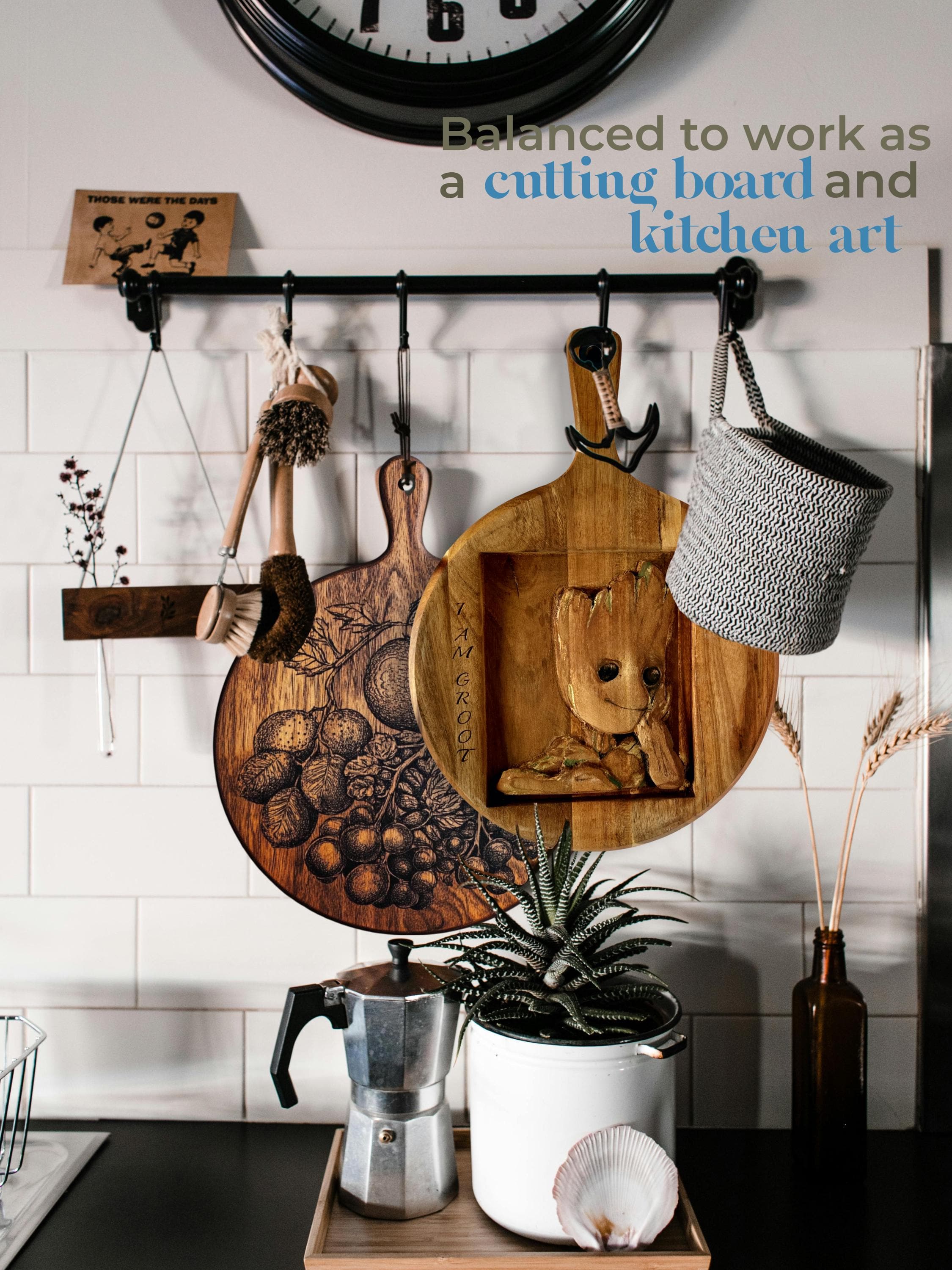 Tabla De Cortar De Madera Dura De Marvel, Con Frase 'I Was Groot', Inspirada En Guardians Of The Galaxy, Regalo Ideal